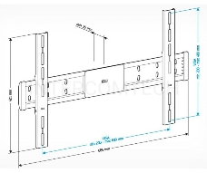 Кронштейн для телевизора Holder LCD-F6608 черный 42