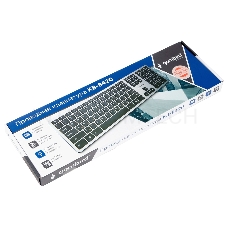 Клавиатура Gembird KB-8420, USB, 109 кл., м/медиа, ножничный механизм, бесшумная