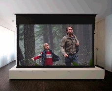 Экран Cinema S'OK SCPSMC-221x125ED45 Pro 100'' 16:9  Серия In-ceiling для встраивания в потолок, моторизованный, с боковым натяжением, Anti Light, белый корпус, ED 45см
