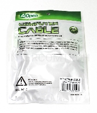 Патчкорд 0,5м Aopen UTP кат.5е RJ45, литой, серый, ANP511_0.5M