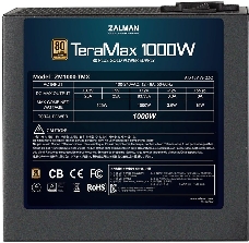 Блок питания Zalman ZM1000-TMX, 1000W, ATX12V v2.52, APFC, 12cm Fan, 80+ Gold, Full Modular, Retail