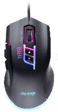 Мышь GMNG XM004 черный/красный оптическая (12800dpi) USB для ноутбука (8but)