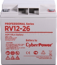 Аккумуляторная батарея PS CyberPower RV 12-26 / 12 В 26 Ач Battery CyberPower Professional series RV 12-26 / 12V 26 Ah