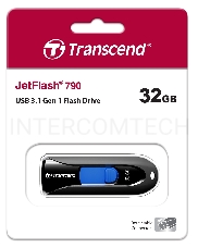 Флеш Диск Transcend 32Gb Jetflash 790 TS32GJF790K USB3.0 черный