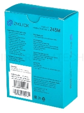 Мышь Oklick 245M черный оптическая (1000dpi) USB (3but)