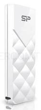 Флэш Диск Silicon Power USB Drive 64Gb Ultima U03 SP064GBUF2U03V1W {USB2.0, White}