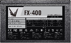 Блок питания Formula ATX 400W FX-400 (24+4+4pin) 120mm fan 3xSATA RTL