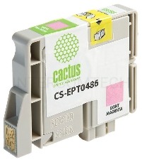 Картридж струйный Cactus CS-EPT0486 светло-пурпурный для Epson Stylus Photo R200/ R220/ R300 (14,4ml