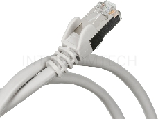 Кабель Патч-корд Lanmaster TWT-45-45-1.0/S-GY вилка RJ-45-вилка RJ-45 кат.5е 1м серый LSZH (уп.:1шт)