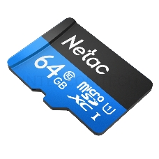 Флеш карта microSDHC 64GB Netac P500 <NT02P500STN-064G-S>  (без SD адаптера) 80MB/s
