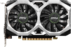 Видеокарта MSI  GTX1650 D6 VENTUS XS V1 (GTX1650, 4GB, GDDR6, 128bit, HDMI, DP, DVI-D)