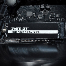 Накопитель SSD Patriot P400 512GB, M.2 2280, P400P512GM28H, PCIe 4x4, NVMe, 5000/3300, heatshield, RET