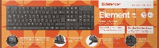 Клавиатура USB DEFENDER ELEMENT HB-190 RU BLACK 45191