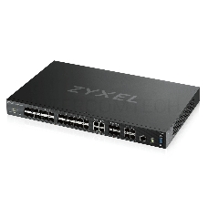 Коммутатор Zyxel XGS4600-32F L3 Managed Switch, 24 port Gig SFP, 4 dual pers.  and 4x 10G SFP+, stackable, dual PSU