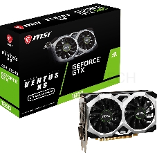 Видеокарта MSI  GTX1650 D6 VENTUS XS V1 (GTX1650, 4GB, GDDR6, 128bit, HDMI, DP, DVI-D)