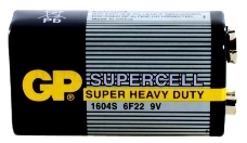 Батарея GP Supercell 1604S 6F22 9V (1шт)   