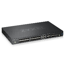 Коммутатор Zyxel XGS4600-32F L3 Managed Switch, 24 port Gig SFP, 4 dual pers.  and 4x 10G SFP+, stackable, dual PSU