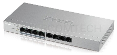 Коммутатор ZYXEL GS1200-8HP V2 8 Port Gigabit PoE+ webmanaged Switch, 4x PoE, 60 Watt