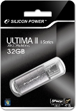 Флеш Диск Silicon Power 32Gb Ultima II-I Series SP032GBUF2M01V1S USB2.0 серебристый