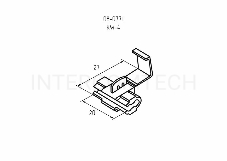 Ответвитель питания 1.0-2.5 мм² (ОВ-2/ЗПо-1 1,0-2,5) синий REXANT