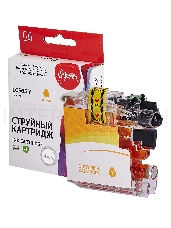 Струйный картридж Sakura LC565Y для Brother, желтый, 14,4 мл., 1200 к.