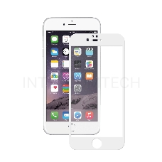 Пленка защитная Deppa стекло 3D для Apple iPhone 6/6S Plus, 0.3 мм, белое, Deppa