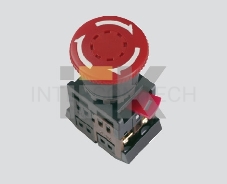 Кнопка AE-22 Грибок красн. ИЭК BBG10-AE-K04
