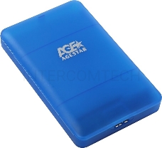 Внешний корпус для HDD/SSD AgeStar 3UBCP3 SATA пластик синий 2.5