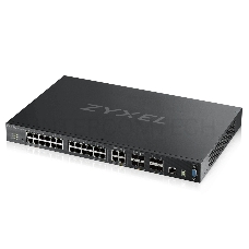 Коммутатор ZYXEL ZYXEL XGS4600-32 L3 Managed Switch, 28 port Gig and 4x 10G SFP+, stackable, dual PSU