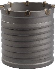 Коронка ЗУБР 29300-80 буровая, конусная посадка, без оснастки, d=80мм, L=100мм