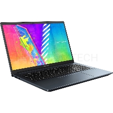 Ноутбук ASUS K3500PA-KJ408 15.6(1920x1080 (матовый) IPS)/Intel Core i7 11370H(3.3Ghz)/16384Mb/1024PCISSDGb/noDVD/Int:Intel Iris Xe Graphics/Cam/BT/WiFi/50WHr/war 1y/1.65kg/Quiet Blue/DOS + /fTPM /подсв.клав /пласт.корп /400nits