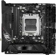 Материнская плата ASUS ROG STRIX X670E-I GAMING WIFI, SocketAM5 AMD X670 2xDDR5 mini-ITX AC`97 8ch(7.1) 2.5Gg RAID+HDMI