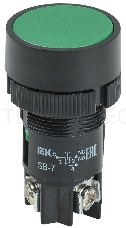 Кнопка SB-7 Пуск зел. ИЭК BBT40-SB7-K06