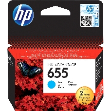 Картридж струйный HP 655 CZ110AE голубой для HP DJ IA 3525/4615/4625/5525/6525 (600стр.)