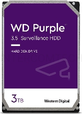 Жесткий диск WD 3TB WD33PURZ SATA-III Surveillance Purple (5400rpm) 256Mb 3.5