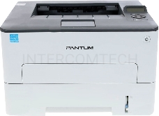Принтер Pantum P3300DN, А4, 33 стр/мин, 1200 X 1200 dpi, 256Мб RAM, PCL/PS, дуплекс, лоток 250 листов, USB/LAN, нагр. макс 60000 стр/мес, рек. 3000 стр/мес, серый корпус
