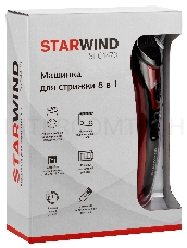 Машинка для стрижки Starwind SHC 4470 красный 3Вт (насадок в компл:2шт)