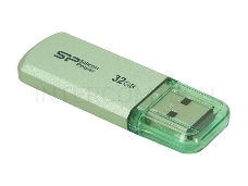 Флеш Диск Silicon Power 32Gb Helios 101 SP032GBUF2101V1N USB2.0 зеленый