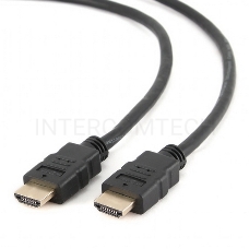 Кабель HDMI Cablexpert CC-HDMI4-15M, 15м, v1.4, 19M/19M, черный, позол.разъемы, экран, пакет