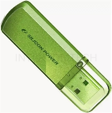 Флеш Диск Silicon Power 32Gb Helios 101 SP032GBUF2101V1N USB2.0 зеленый