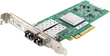 Контроллер Qlogic QLE2562-CK 8Gb 2-port FC HBA x8 PCIe LC multi-mode optic