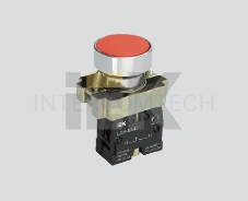 Кнопка LAY5-BA41 без подсветки красн. 1з ИЭК BBT60-BA-K04