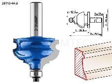 Фреза ЗУБР 28715-44.5  кромочная фигурная №4 d= 44.5мм дл.-28.5мм хв.-12мм d-12.7мм