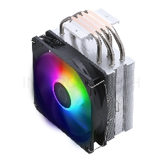 Кулер для процессора Cooler Master Hyper 212 Spectrum V3 (150W, 4-pin, 152mm, tower, Al/Cu, fans: 1x120mm/71.93CFM/27.2dBA/1750rpm, Silver, 1700/1200/115x/AM4/AM5)