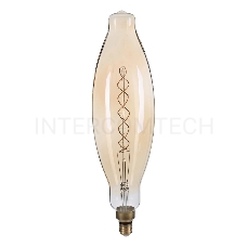 Лампа светодиодная Hiper HIPER LED VINTAGE FILAMENT FLEXIBLE BT120 8W 570Lm E27 120420 1800K AMBER