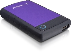 Внешний жесткий диск 4.0Tb Transcend Portable HDD StoreJet 2.5 (TS4TSJ25H3P) USB3.0 Durable anti-shoc