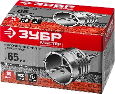 Коронка ЗУБР 29211-65  по бетону мастер с державкой sds-plus 65мм