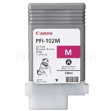 Картридж струйный Canon PFI-102M (0897B001) пурпурный, 130 мл., для imagePROGRAF iPF605, iPF610., iPF650, iPF655, iPF710, iPF755, LP17, iPF510