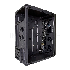 Корпус Minitower Exegate BAA-103 Black, mATX, <AAA350, 80mm>, 2*USB, Audio