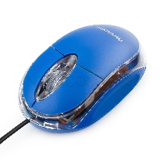 Мышь Гарнизон GM-100B, USB, чип- Х, синий, 1000 DPI, 2кн.+колесо-кнопка